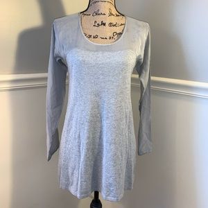 EILEEN FISHER Sheer Shoulder & Sleeve Tunic